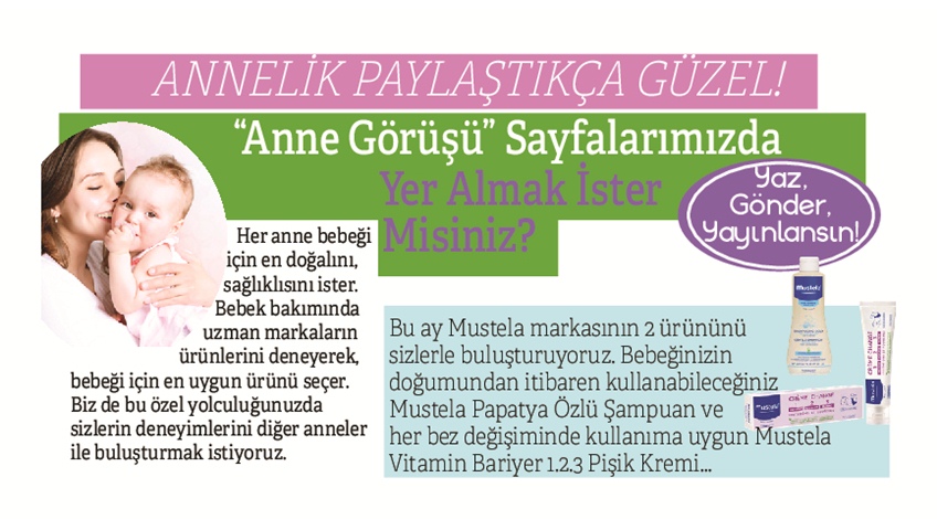 Anne Görüşü Sayfalarımız Sizi Bekliyor